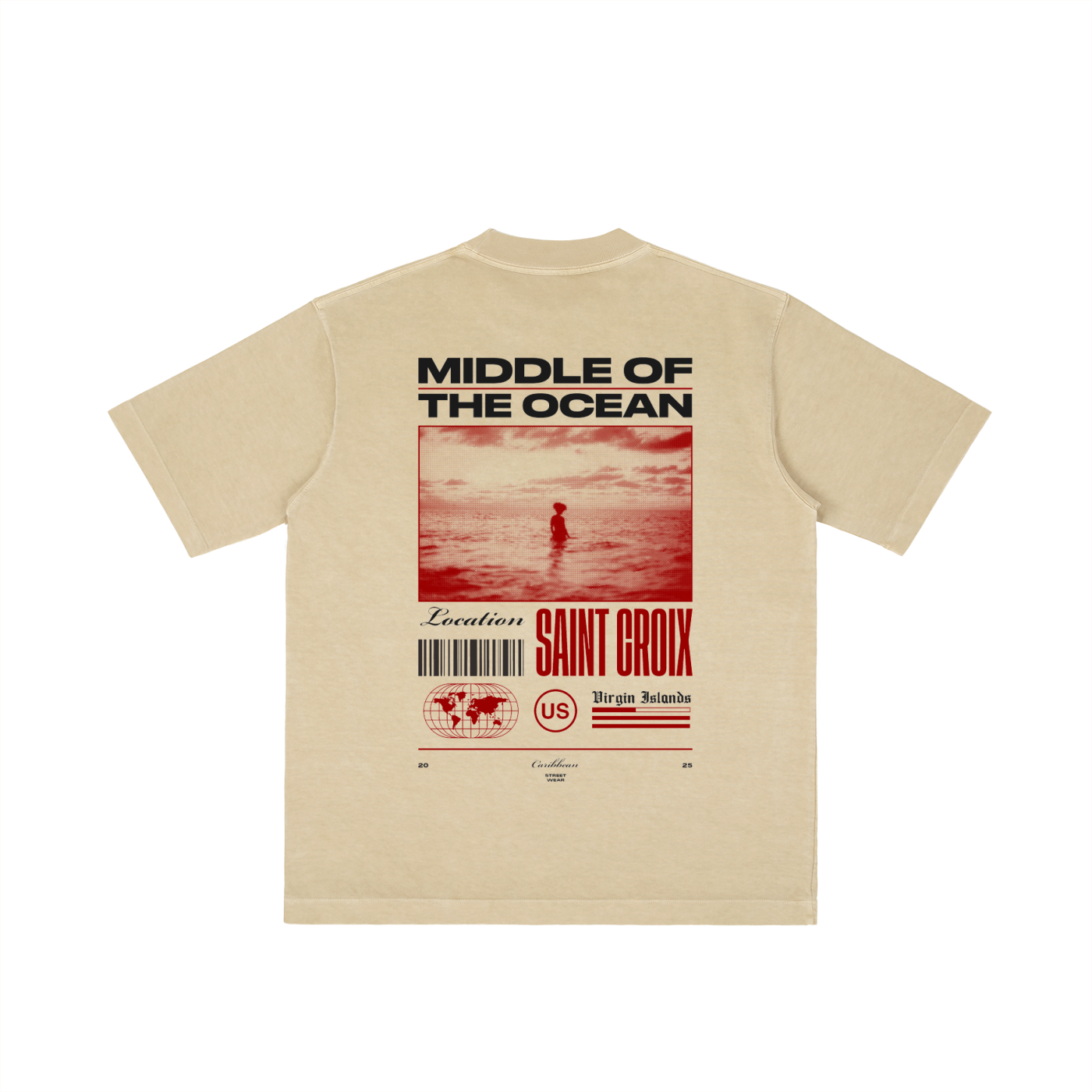 Middle of the Ocean (Oversized Tee)