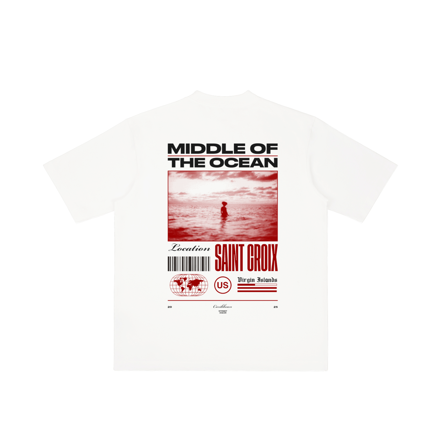 Middle of the Ocean (Oversized Tee)